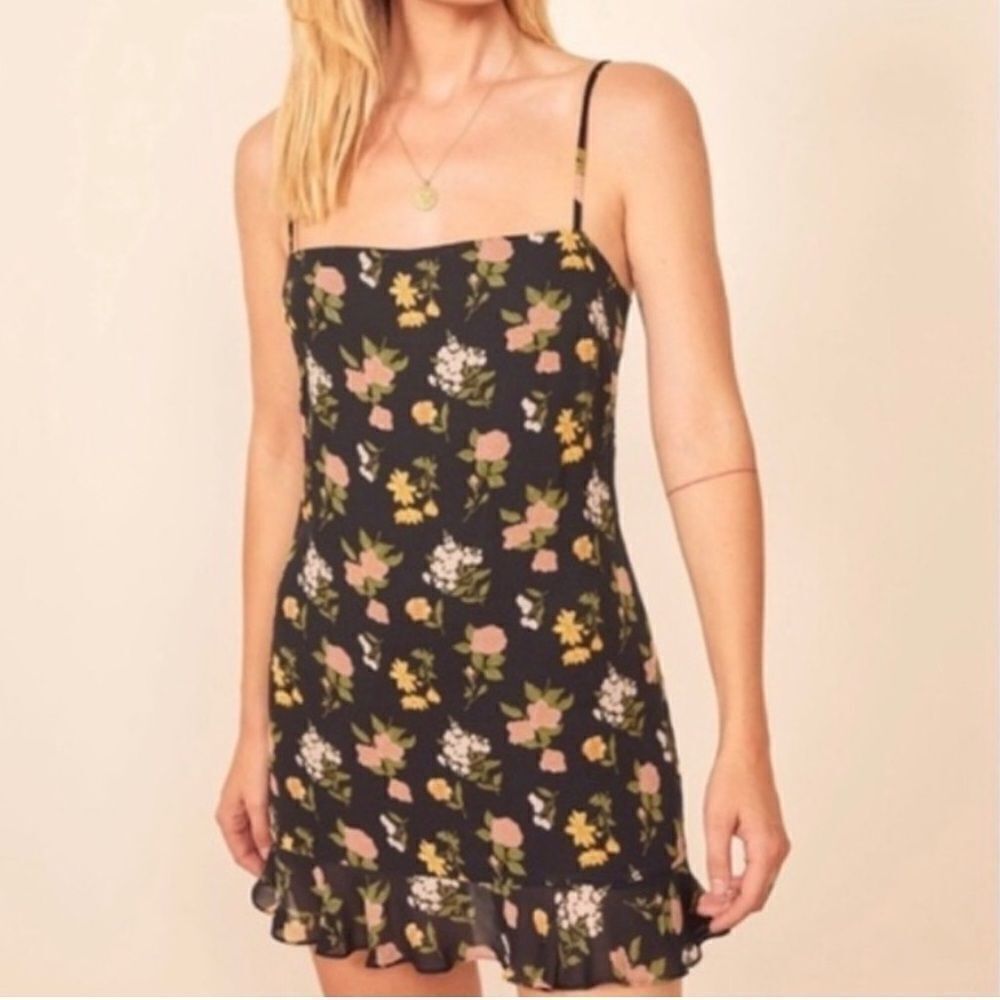 Reformation Soleil Mini Slip Dress